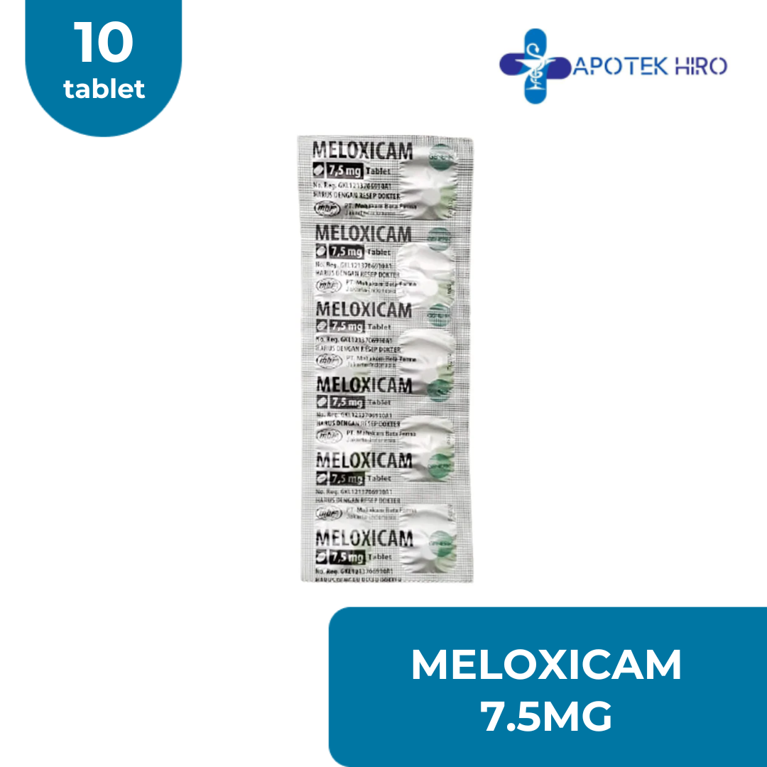 MELOXICAM 7.5MG - 1 STRIP 10 TABLET