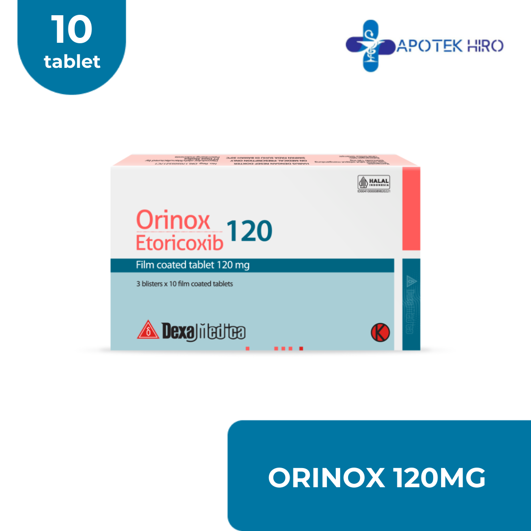 ORINOX 120MG - 1 STRIP 10 TABLET