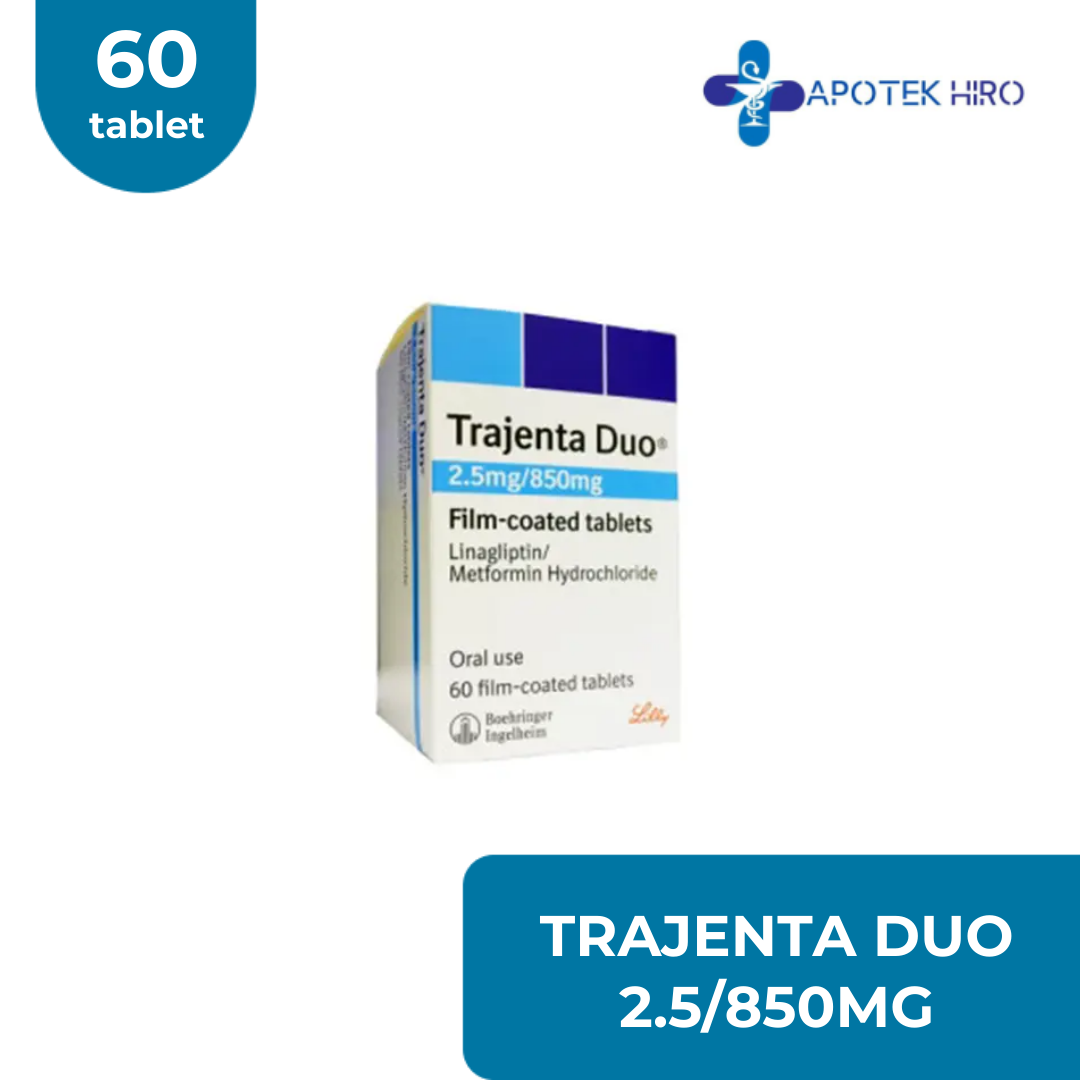 TRAJENTA DUO 2.5MG/800MG - 60 TABLET