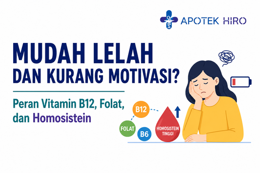 Mudah Lelah dan Kurang Motivasi? Studi Baru Ungkap Peran Vitamin B12, Folat, dan Homosistein