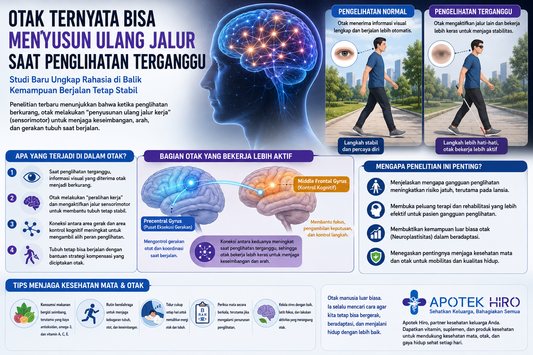 Otak Ternyata Bisa “Menyusun Ulang Jalur” Saat Penglihatan Terganggu, Ini Penjelasan Ilmiahnya