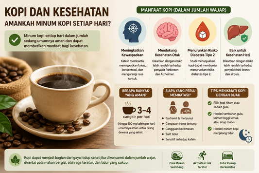 Kopi dan Kesehatan: Amankah Minum Kopi Setiap Hari?
