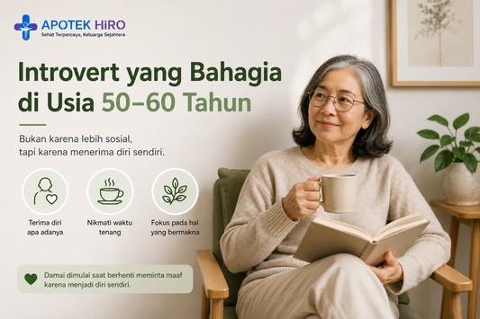 Mengapa Banyak Introvert Lebih Damai di Usia 50–60 Tahun? Ternyata Bukan Karena Menjadi Lebih Sosial