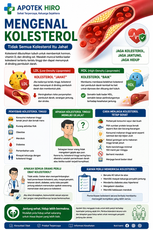Mengenal Kolesterol: Tidak Semua Kolesterol Itu Jahat