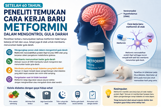 Setelah 60 Tahun, Peneliti Temukan Cara Kerja Baru Metformin dalam Mengontrol Gula Darah