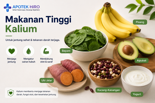Makanan Tinggi Kalium: Mengapa Mineral Ini Penting untuk Kesehatan?