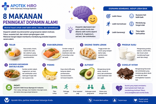 8 Makanan yang Dapat Membantu Meningkatkan Dopamin Secara Alami
