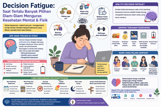 Decision Fatigue: Saat Terlalu Banyak Pilihan Diam-Diam Menguras Kesehatan Mental dan Fisik