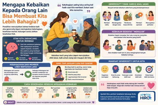 Mengapa Kebaikan kepada Orang Lain Bisa Membuat Kita Lebih Bahagia?
