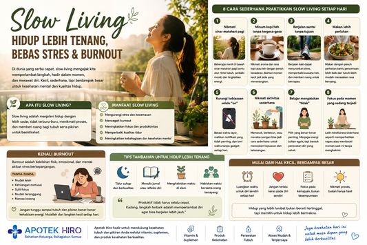 Slow Living: Cara Sederhana Memperlambat Hidup agar Tidak Mudah Burnout