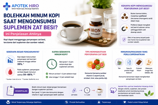 Bolehkah Minum Kopi Saat Mengonsumsi Suplemen Zat Besi? Ini Penjelasan Ahlinya