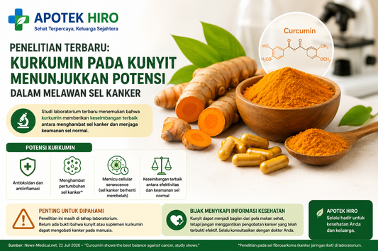 Penelitian Terbaru: Kurkumin pada Kunyit Menunjukkan Potensi dalam Melawan Sel Kanker