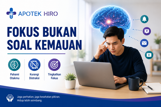 Mengapa Kemauan Saja Sering Gagal Menjaga Fokus? Ini Penjelasan Neurobiologinya
