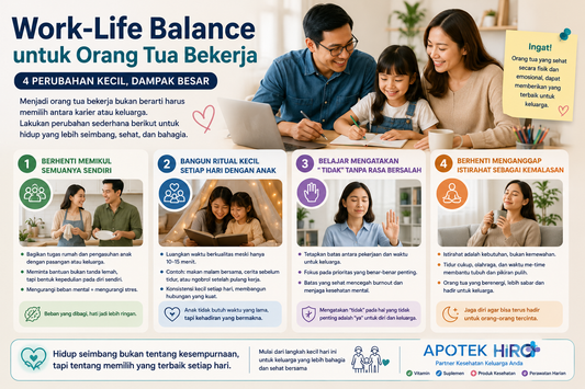 Work-Life Balance untuk Orang Tua Bekerja: 4 Perubahan Kecil yang Bisa Membuat Hidup Lebih Seimbang