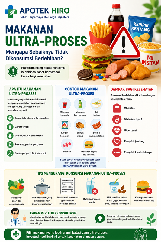 Makanan Ultra-Proses: Mengapa Sebaiknya Tidak Dikonsumsi Berlebihan?