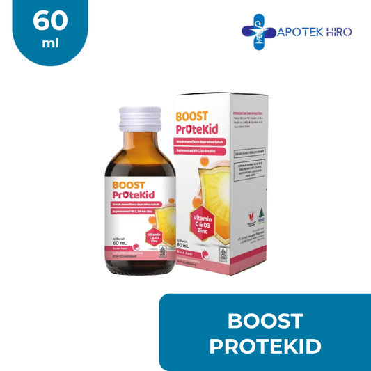 BOOST Protekid: Suplemen Vitamin C, D3, dan Zinc untuk Mendukung Daya Tahan Tubuh Anak