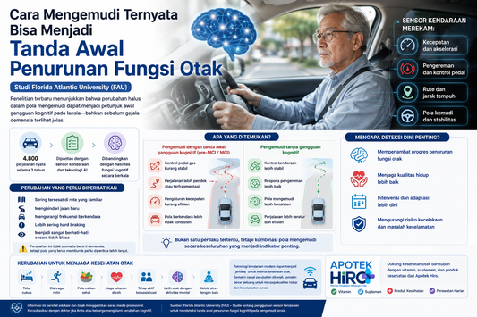 Cara Mengemudi Ternyata Bisa Menjadi Tanda Awal Penurunan Fungsi Otak