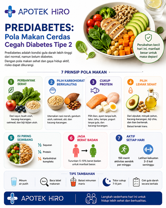 Prediabetes: Pola Makan yang Dapat Membantu Mencegah Diabetes Tipe 2