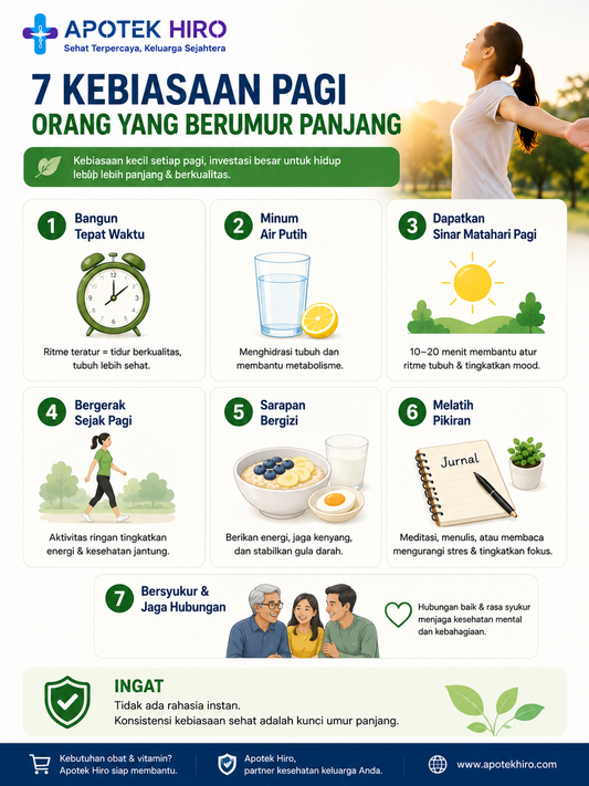 7 Kebiasaan Pagi Orang yang Berumur Panjang, Didukung Penelitian