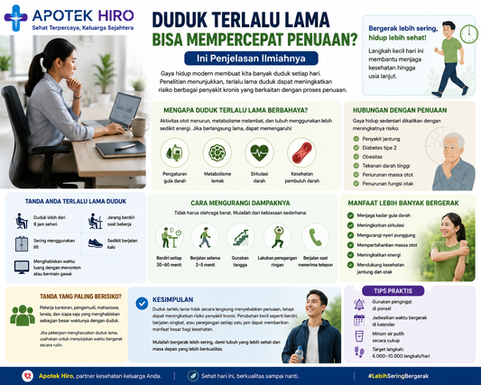 Duduk Terlalu Lama Bisa Mempercepat Penuaan? Ini Penjelasan Ilmiahnya