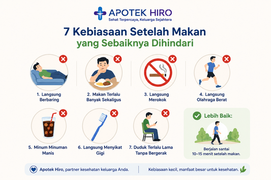 7 Kebiasaan Setelah Makan yang Sebaiknya Dihindari