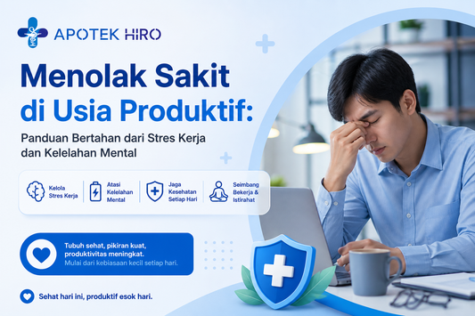 Menolak Sakit di Usia Produktif: Panduan Bertahan dari Stres Kerja dan Kelelahan Mental