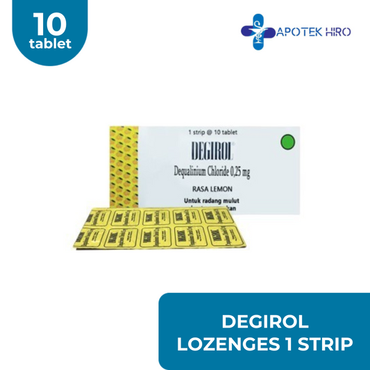 Degirol Lozenges 1 Strip 10 Tablet