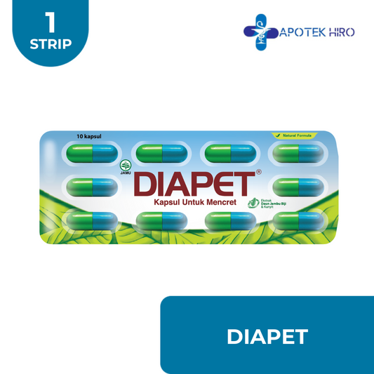 Diapet 1 Strip isi 10 Kapsul