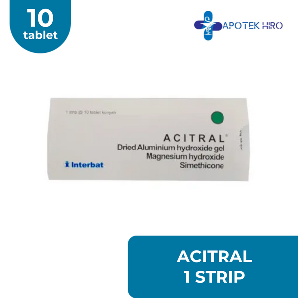 Acitral 1 Strip 10 Tablet – Apotek Hiro