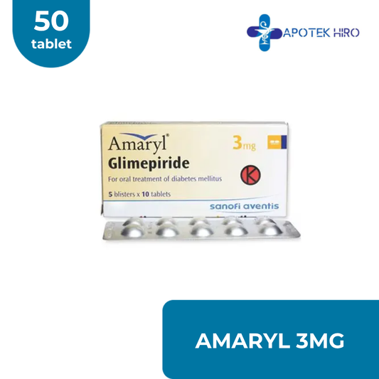 AMARYL 3 MG BOX 50 TABLET