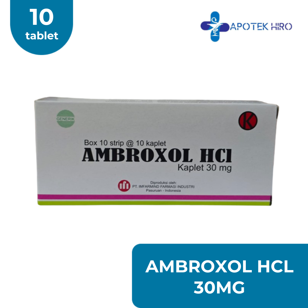 AMBOROXOL 30MG - 1 STRIP 10 TABLET