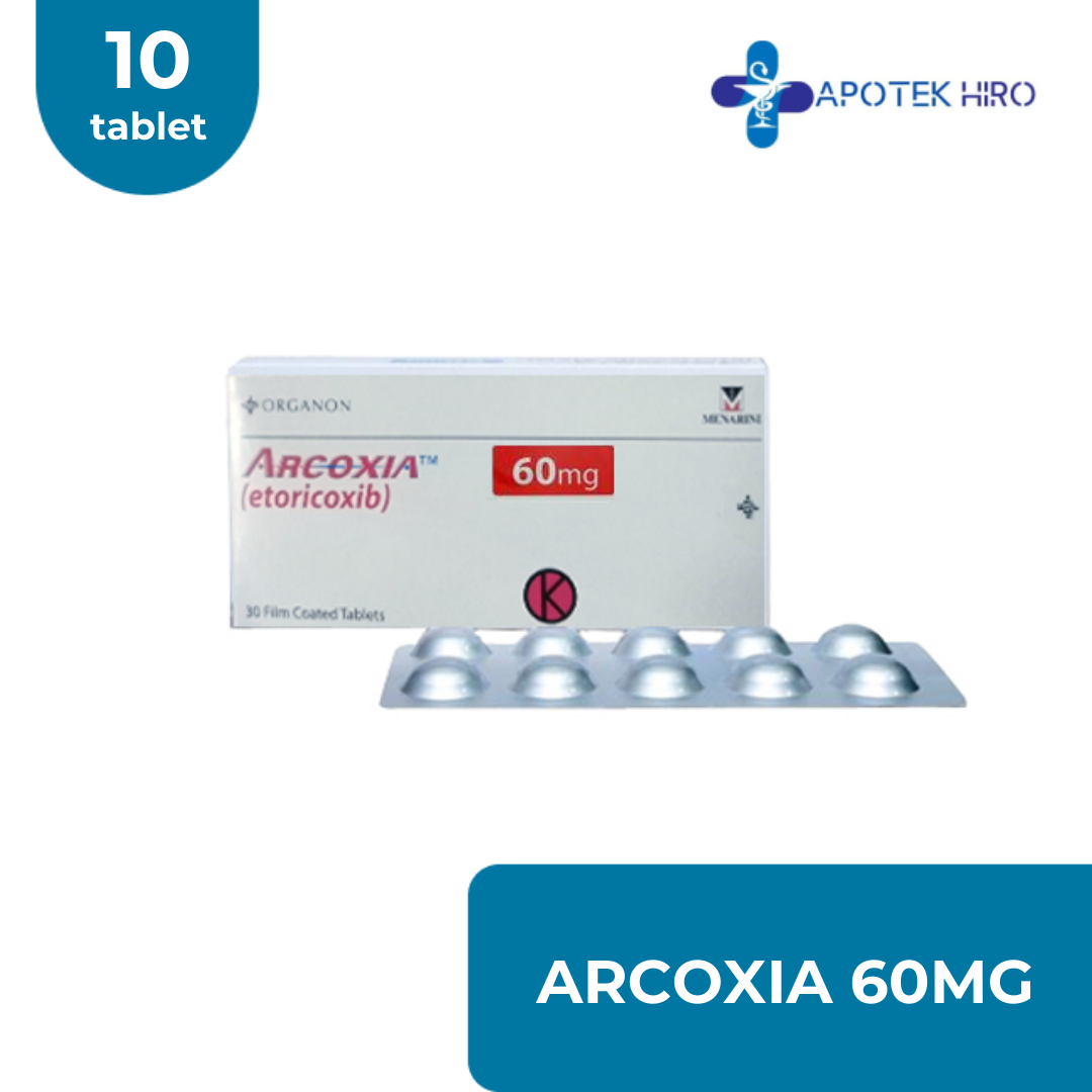 Arcoxia 60MG 1 Blister 10 Tablet