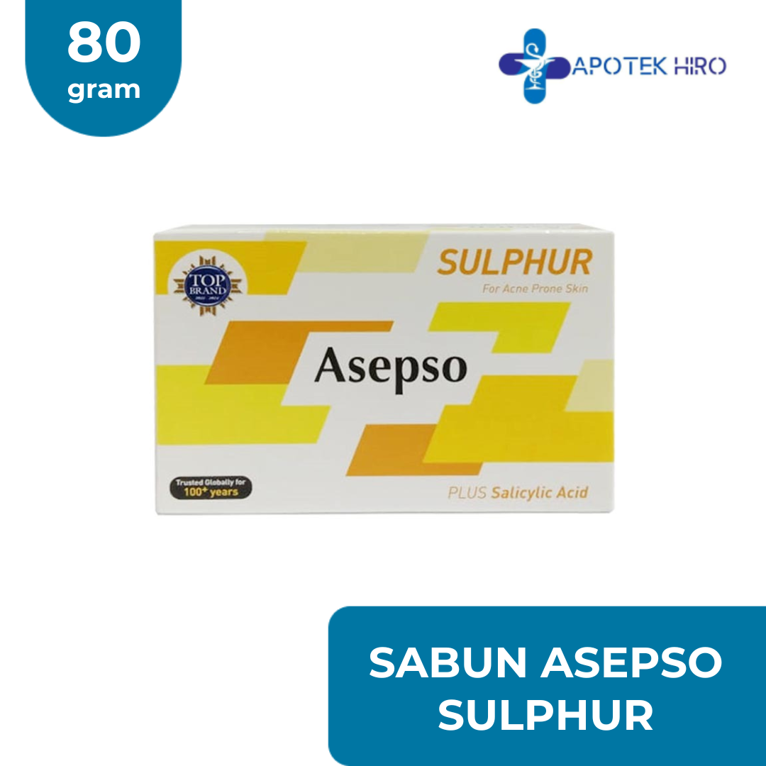 SABUN ASEPSO SULPHUR - 80GRAM