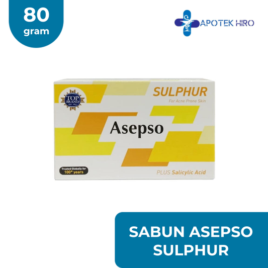 SABUN ASEPSO SULPHUR - 80GRAM