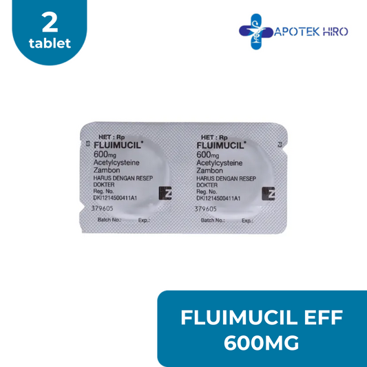 Fluimucil 600 Mg 2 Tablet Effervescent