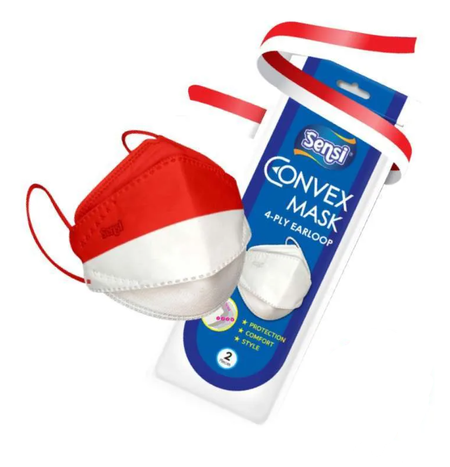 Masker Sensi Convex 4 Ply * 2's