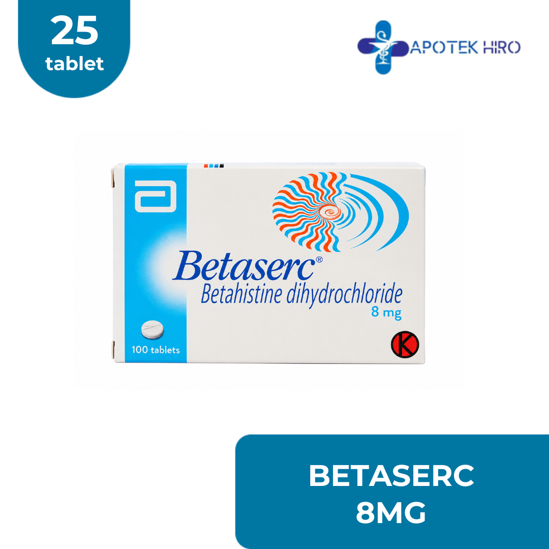 BETASERC 8MG - 25 TABLET