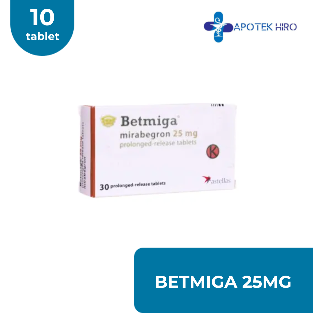 BETMIGA 25MG - 10 TABLET