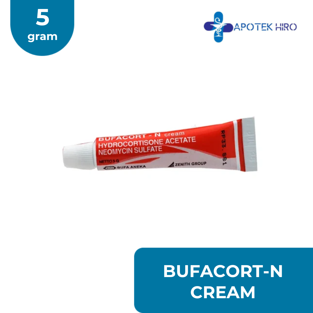 BUFACORT N CREAM - 1 TUBE 5GRAM