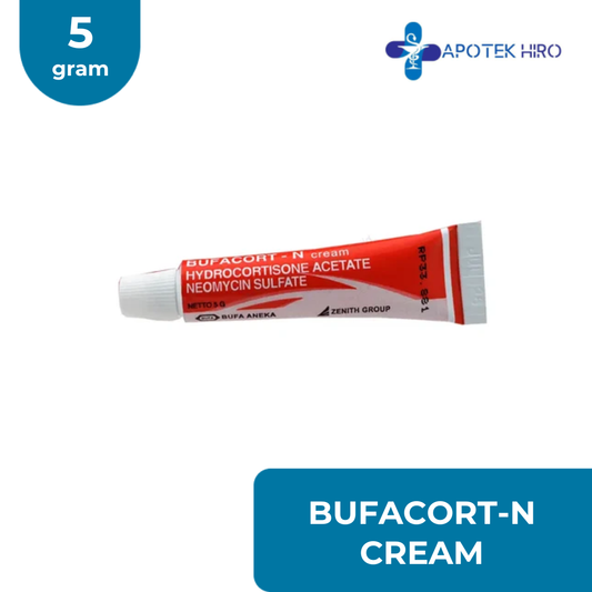 BUFACORT N CREAM - 1 TUBE 5GRAM