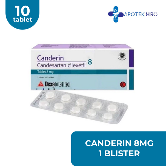Canderin 8MG 1 Blister 10 Tablet