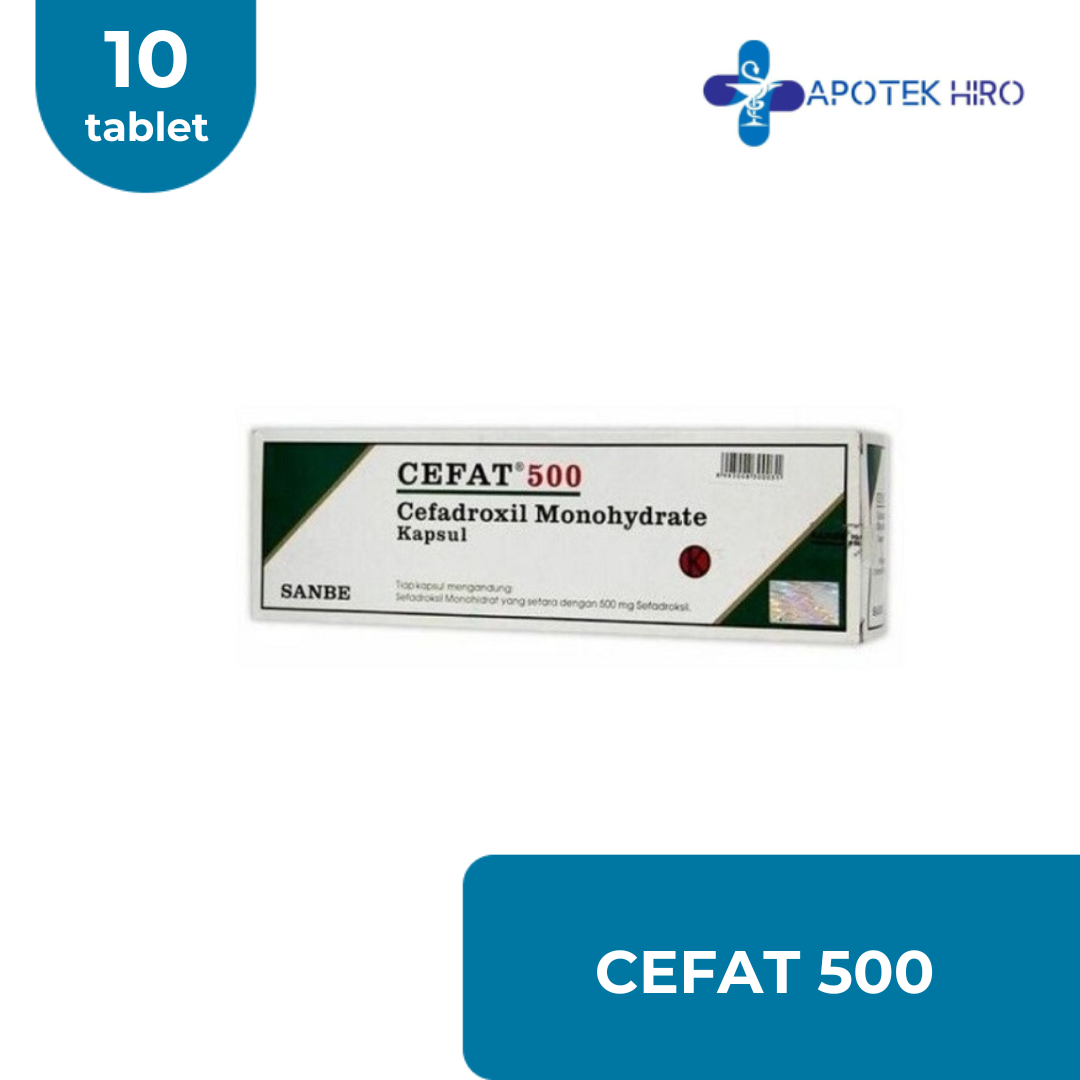 CEFAT 500MG - 1 STRIP 10 KAPSUL