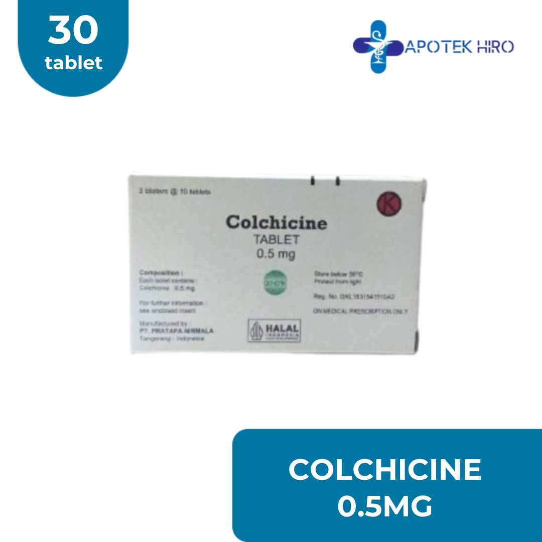 COLCHICINE 0,5 MG - 30 TABLET