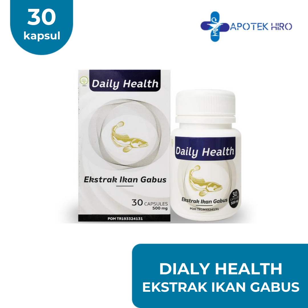 Daily Health Ekstrak Ikan Gabus 30 Kapsul