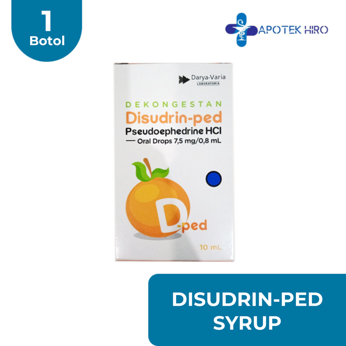 DISUDRIN-PED SYRUP – Apotek Hiro