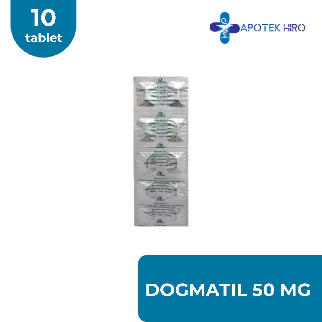 DOGMATIL 50 MG - 1 STRIP 10 TABLET