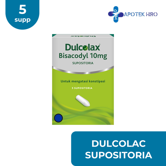DULCOLACTOL SUPOSITORIA - 5 SUP
