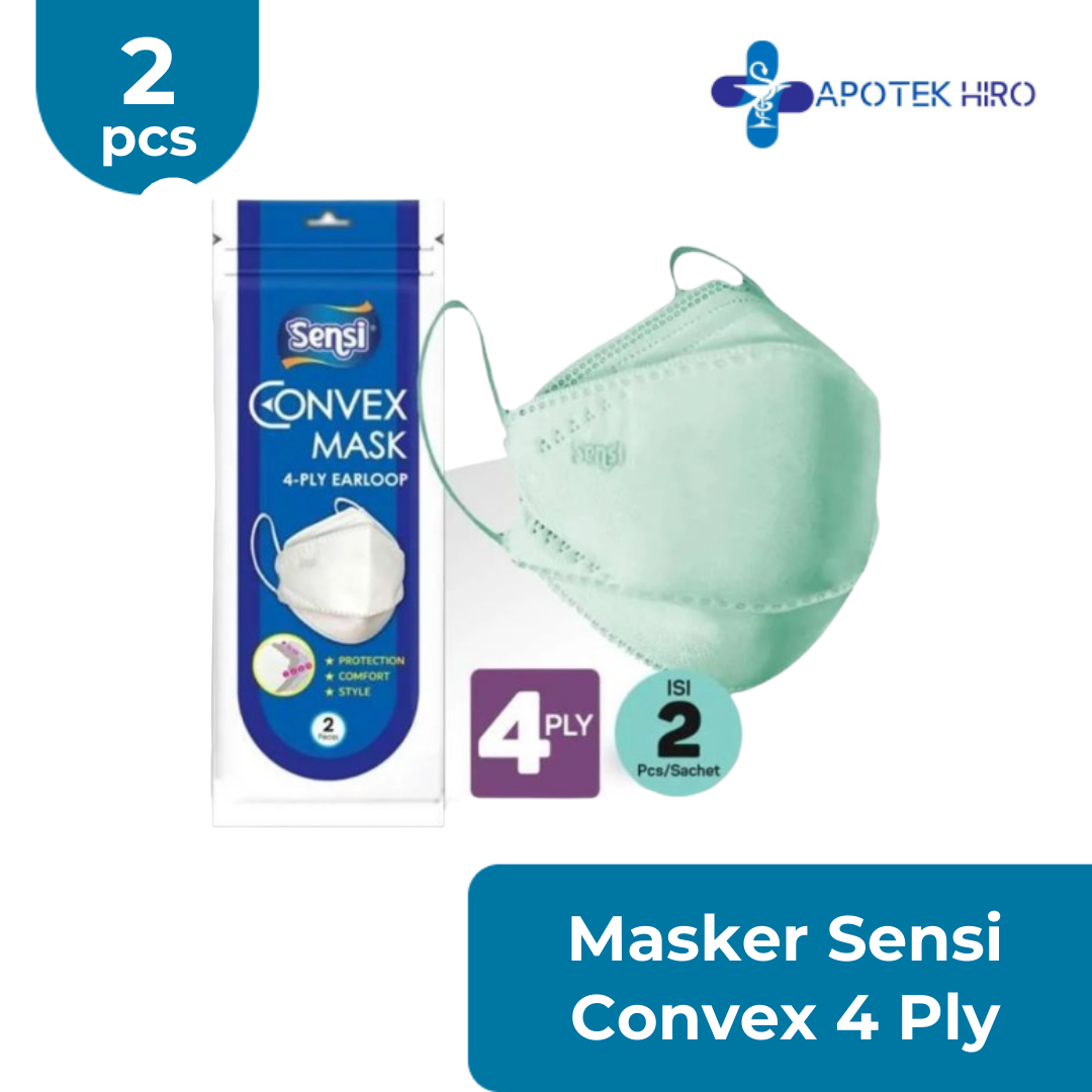 Masker Sensi Convex 4 Ply * 2's