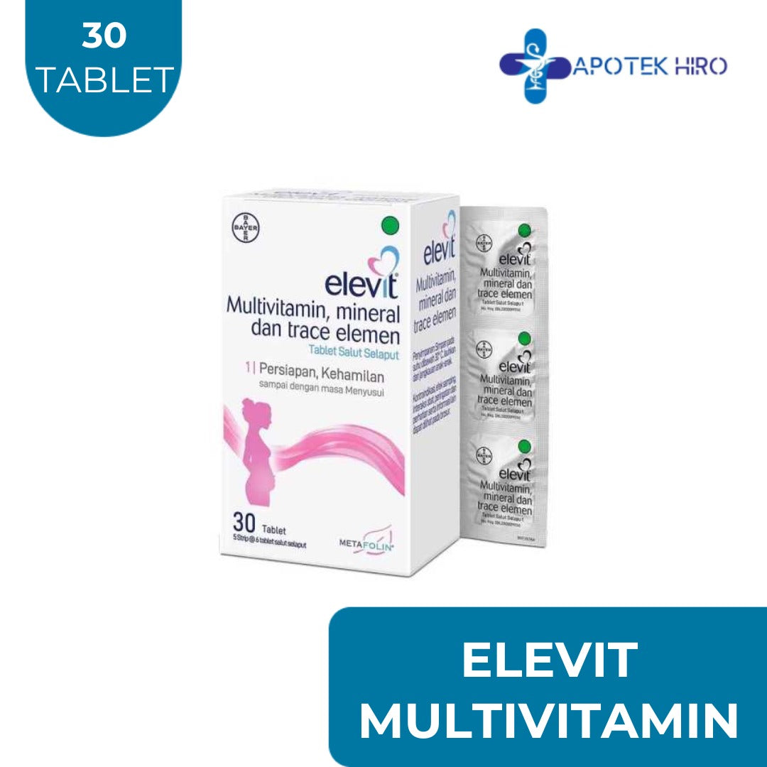 Elevit Multi ELEVIT MULTIVITAMIN - 1 BOX 30 TABLET – Apotek Hiro