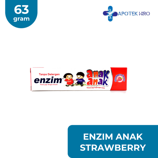 PASTA GIGI ENZIM ANAK STRAWBERRY - 63GRAM